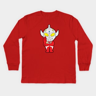 Ultraman Taro Attack Kids Long Sleeve T-Shirt